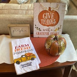 Fall decor items bundle